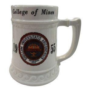 University of Arizona College of Mines 1955 Balfour Ceramic Stein Shamrock GUC